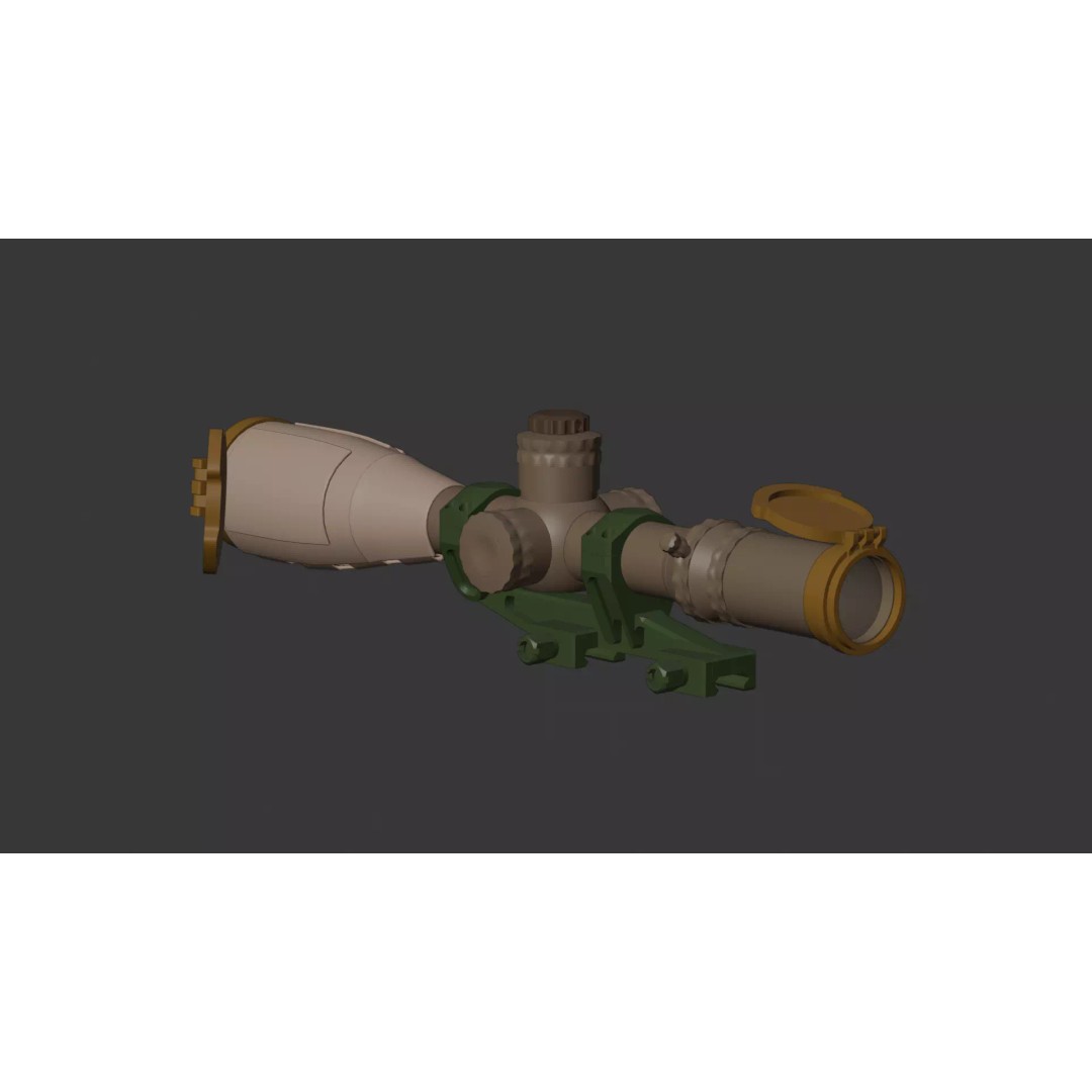 NF ATACR 3D Model – Low Poly P-VPS Kit, FBX, Game Ready - View 48