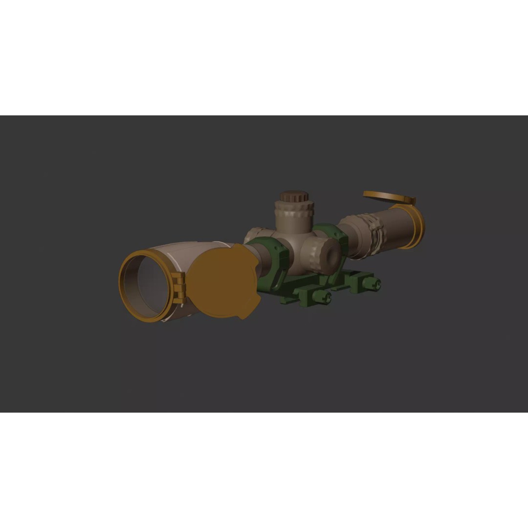 NF ATACR 3D Model – Low Poly P-VPS Kit, FBX, Game Ready - View 49