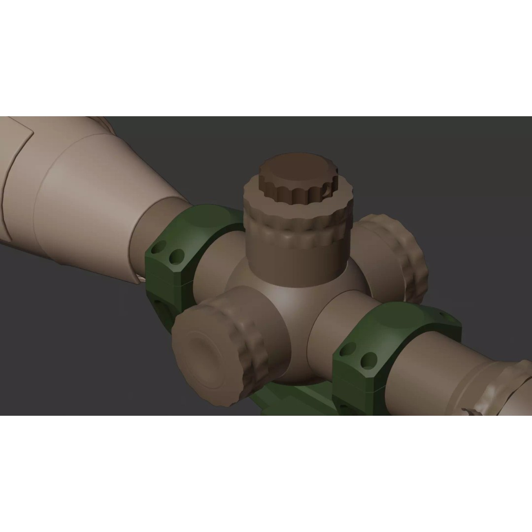 NF ATACR 3D Model – Low Poly P-VPS Kit, FBX, Game Ready - View 51
