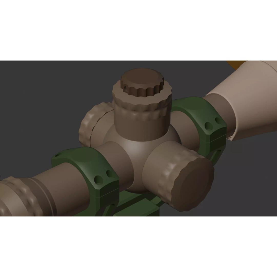 NF ATACR 3D Model – Low Poly P-VPS Kit, FBX, Game Ready - View 52
