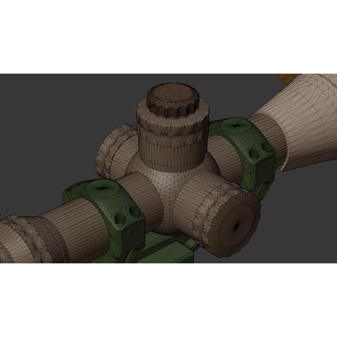 NF ATACR 3D Model – Low Poly P-VPS Kit, FBX, Game Ready - View 63