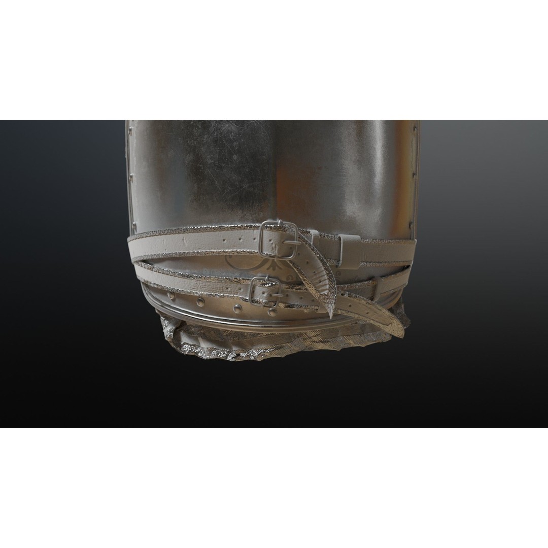 Napoleon Cuirass 3D Model – High Poly PBR Armor for Blender, FBX, OBJ - View 11