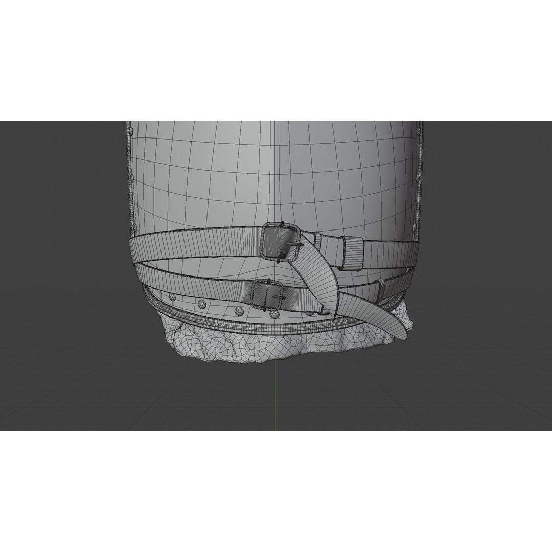 Napoleon Cuirass 3D Model – High Poly PBR Armor for Blender, FBX, OBJ - View 16