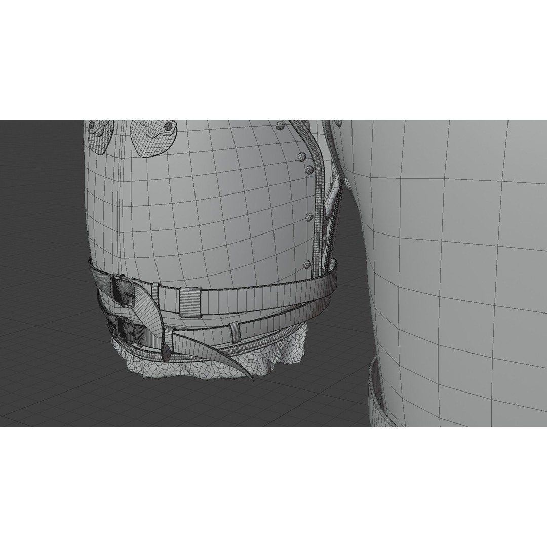 Napoleon Cuirass 3D Model – High Poly PBR Armor for Blender, FBX, OBJ - View 21
