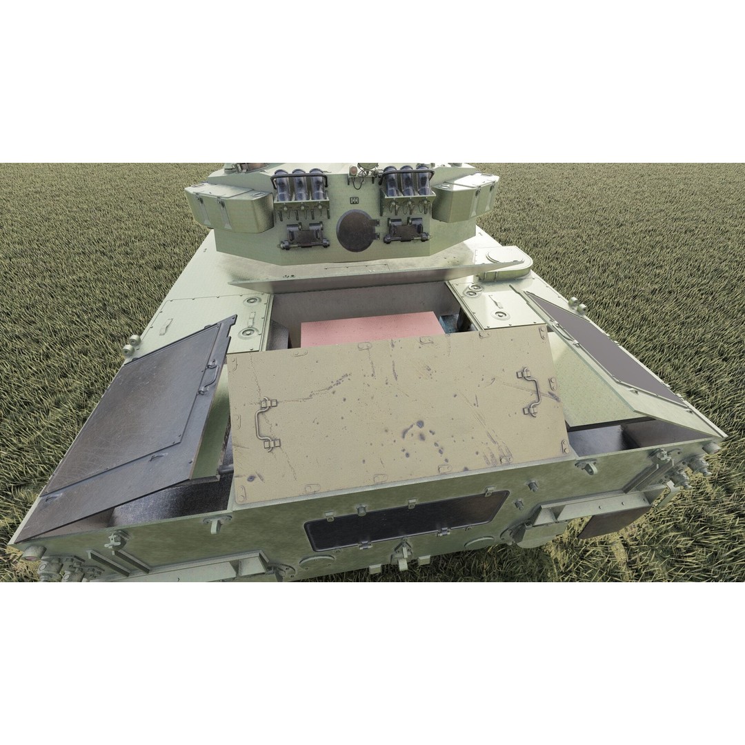 2S25 Sprut-SD 3D Model – Detailed Military Vehicle with Interior, OBJ - View 18