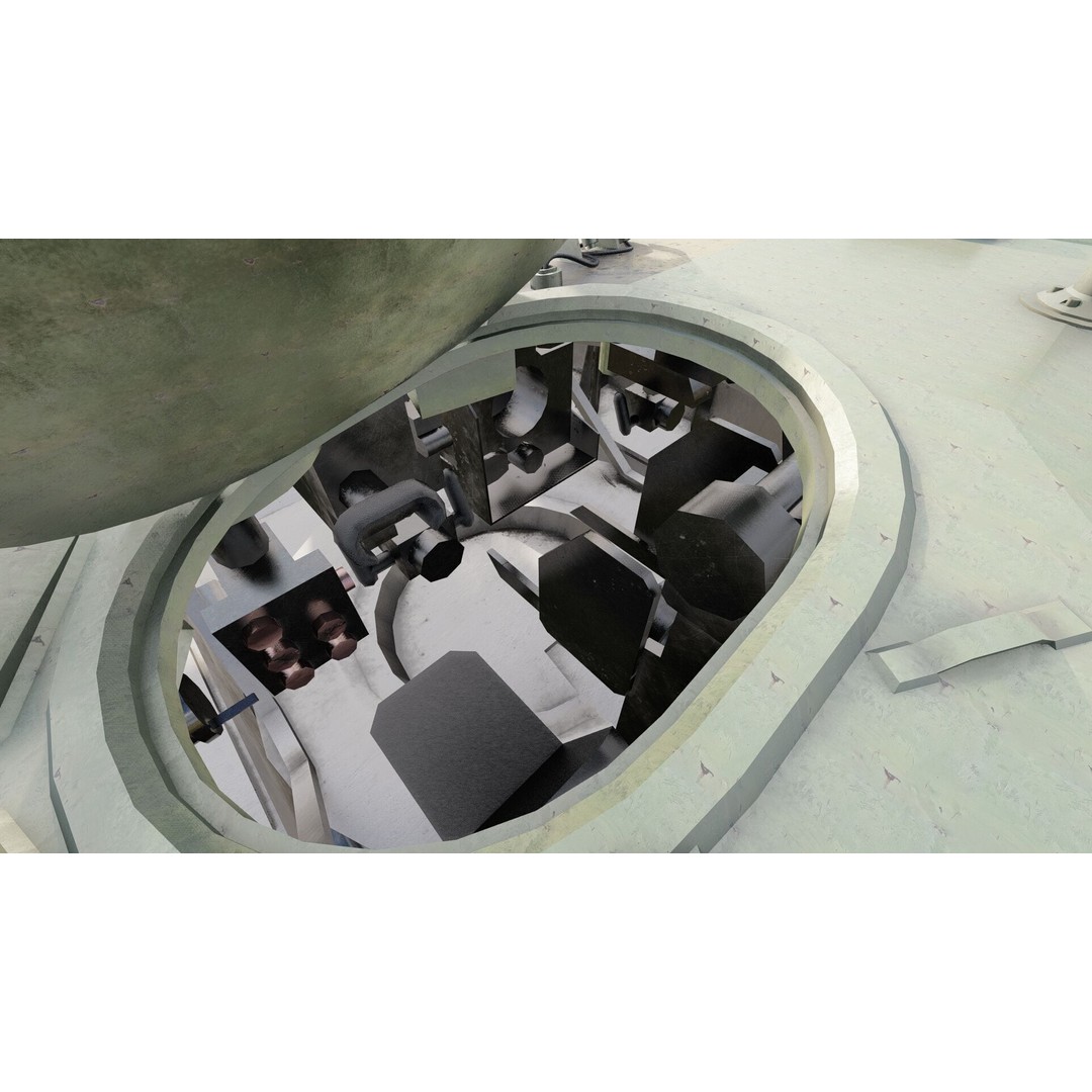2S25 Sprut-SD 3D Model – Detailed Military Vehicle with Interior, OBJ - View 20