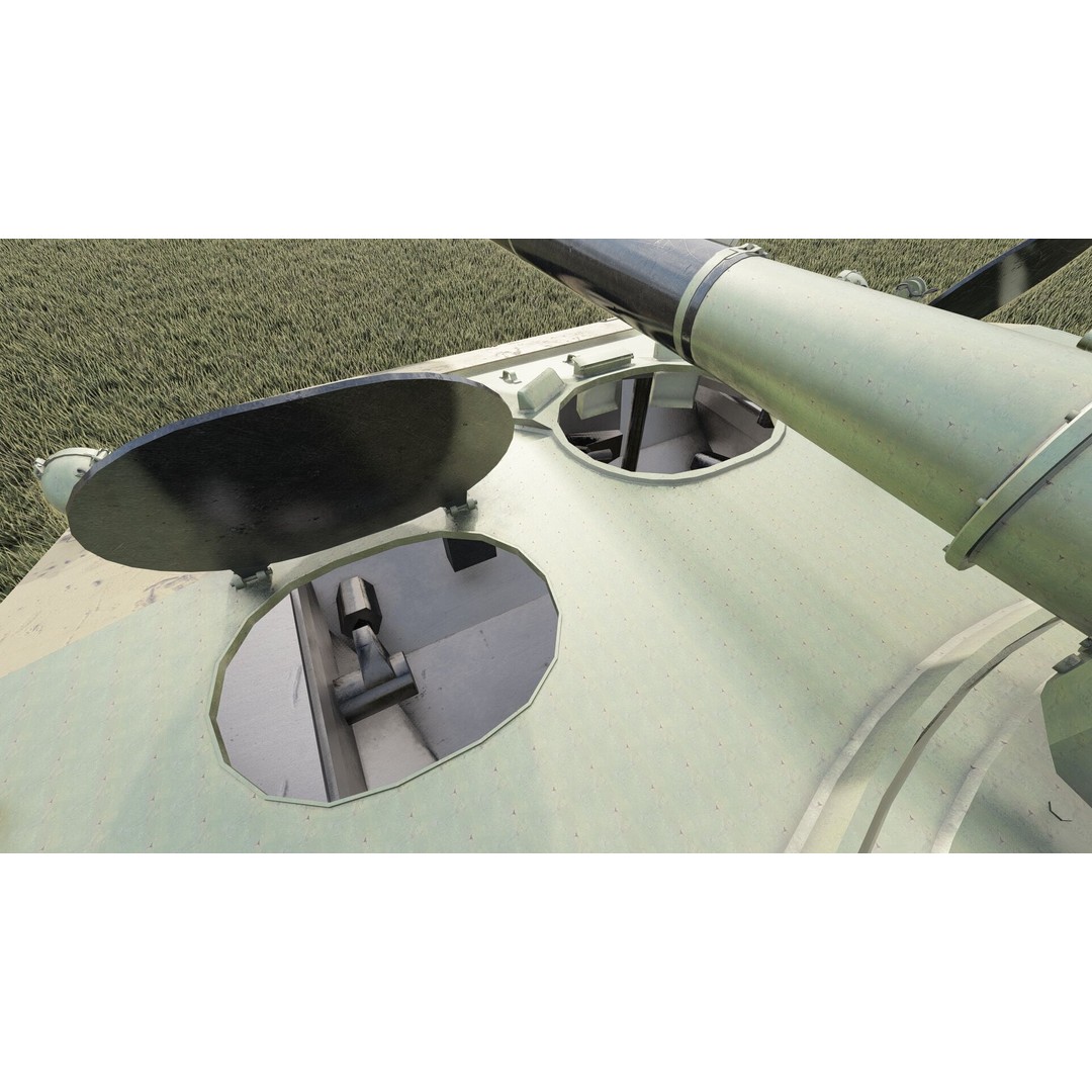2S25 Sprut-SD 3D Model – Detailed Military Vehicle with Interior, OBJ - View 22