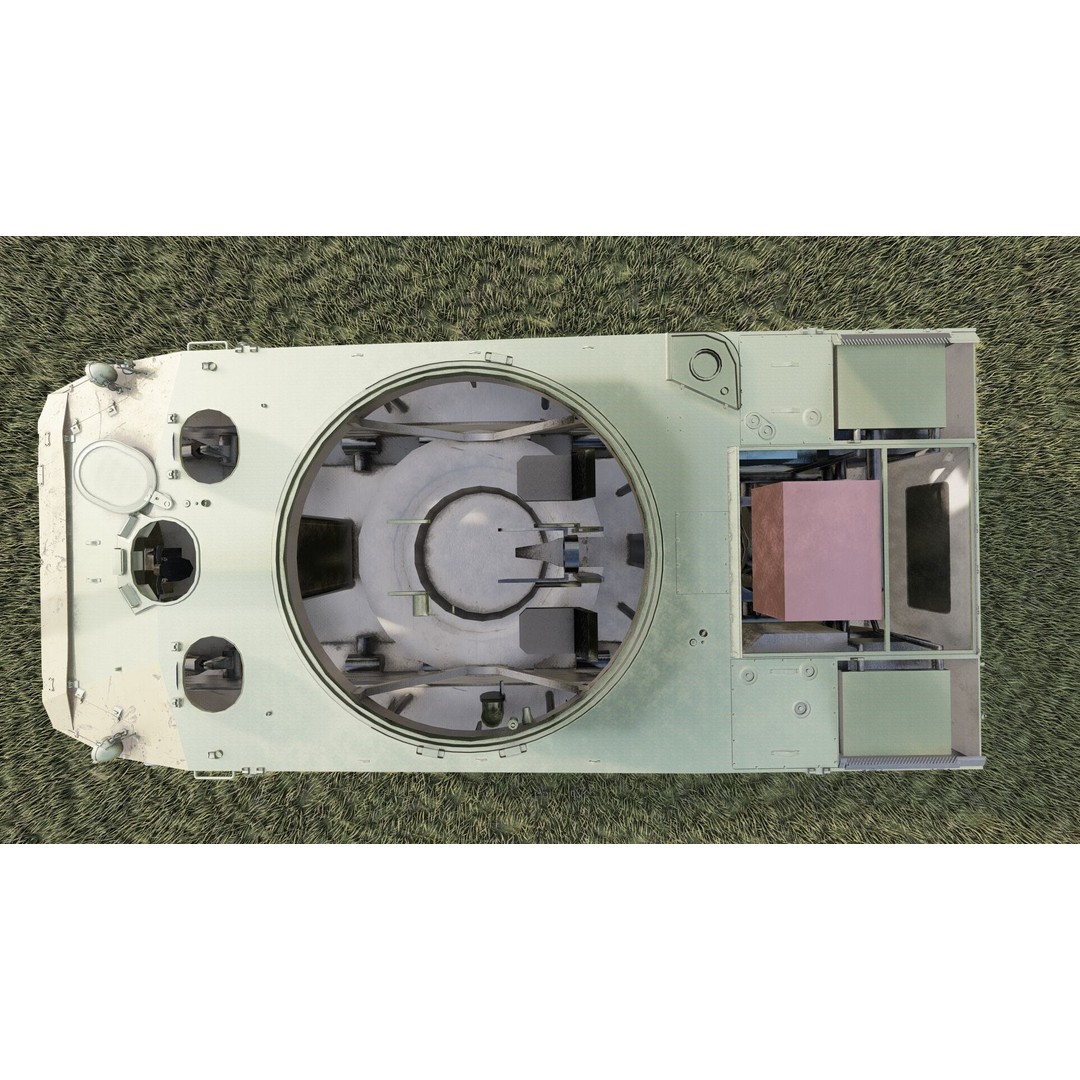 2S25 Sprut-SD 3D Model – Detailed Military Vehicle with Interior, OBJ - View 26