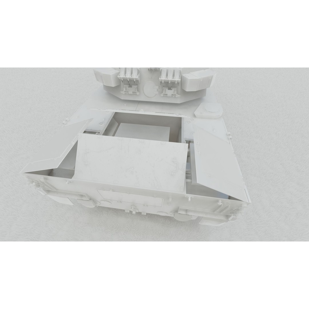 2S25 Sprut-SD 3D Model – Detailed Military Vehicle with Interior, OBJ - View 38