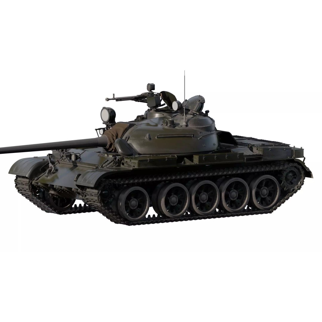 T-55A Obyekt 155A 3D Model – Detailed Military Vehicle, FBX, OBJ, PBR - View 2