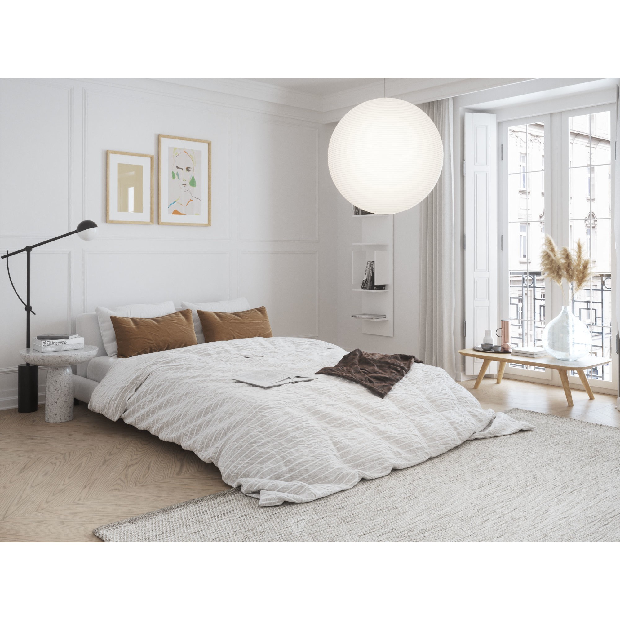 Eclectic Apartment Interior - Cinema 4D 3D Model - View 6