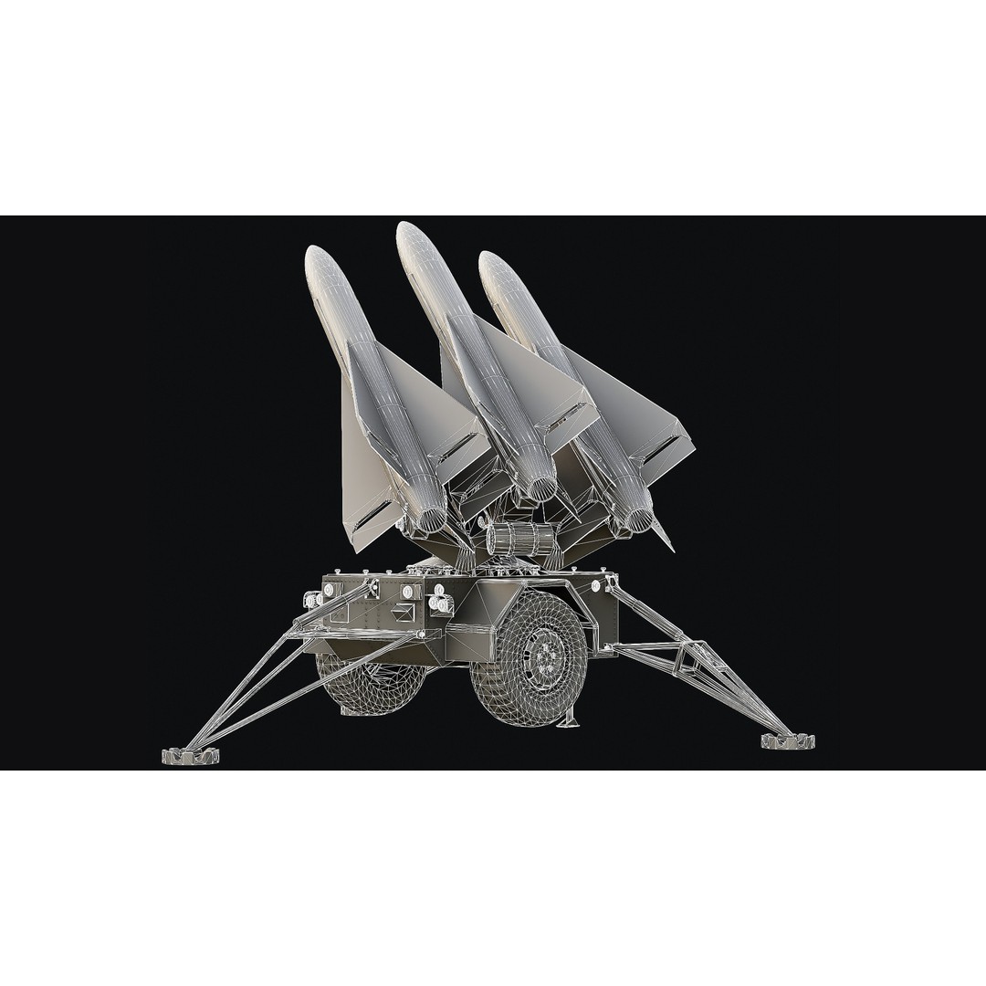 Missile Launcher 3D Model – Low Poly Game Ready Asset, FBX & OBJ - View 10