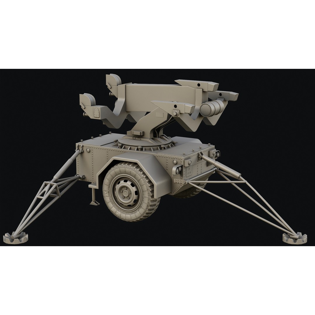 Missile Launcher 3D Model – Low Poly Game Ready Asset, FBX & OBJ - View 13