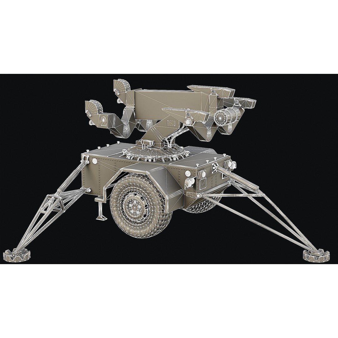 Missile Launcher 3D Model – Low Poly Game Ready Asset, FBX & OBJ - View 14