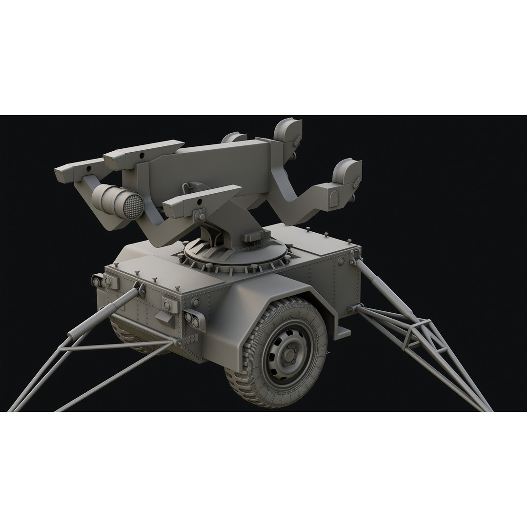 Missile Launcher 3D Model – Low Poly Game Ready Asset, FBX & OBJ - View 19
