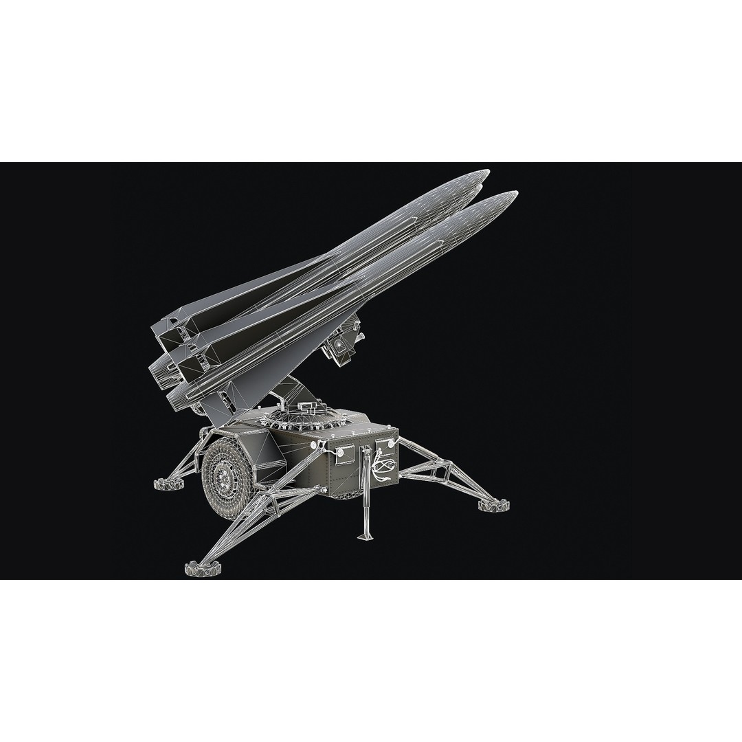 Missile Launcher 3D Model – Low Poly Game Ready Asset, FBX & OBJ - View 8
