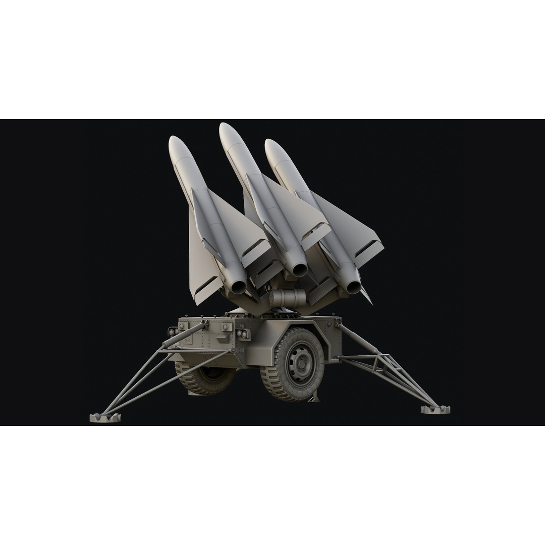 Missile Launcher 3D Model – Low Poly Game Ready Asset, FBX & OBJ - View 9