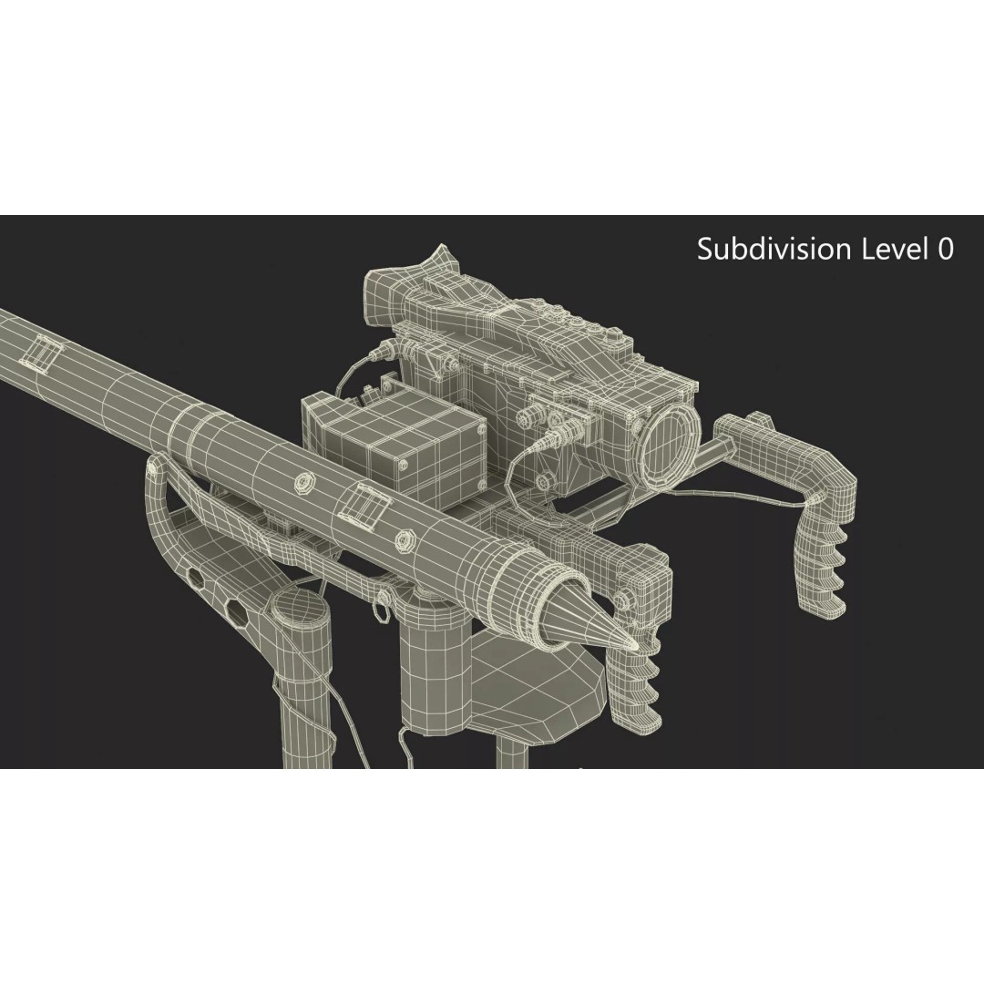 Mistral Portable Anti-Aircraft Missile System 3D Model – High Poly PBR Asset, FBX - View 14