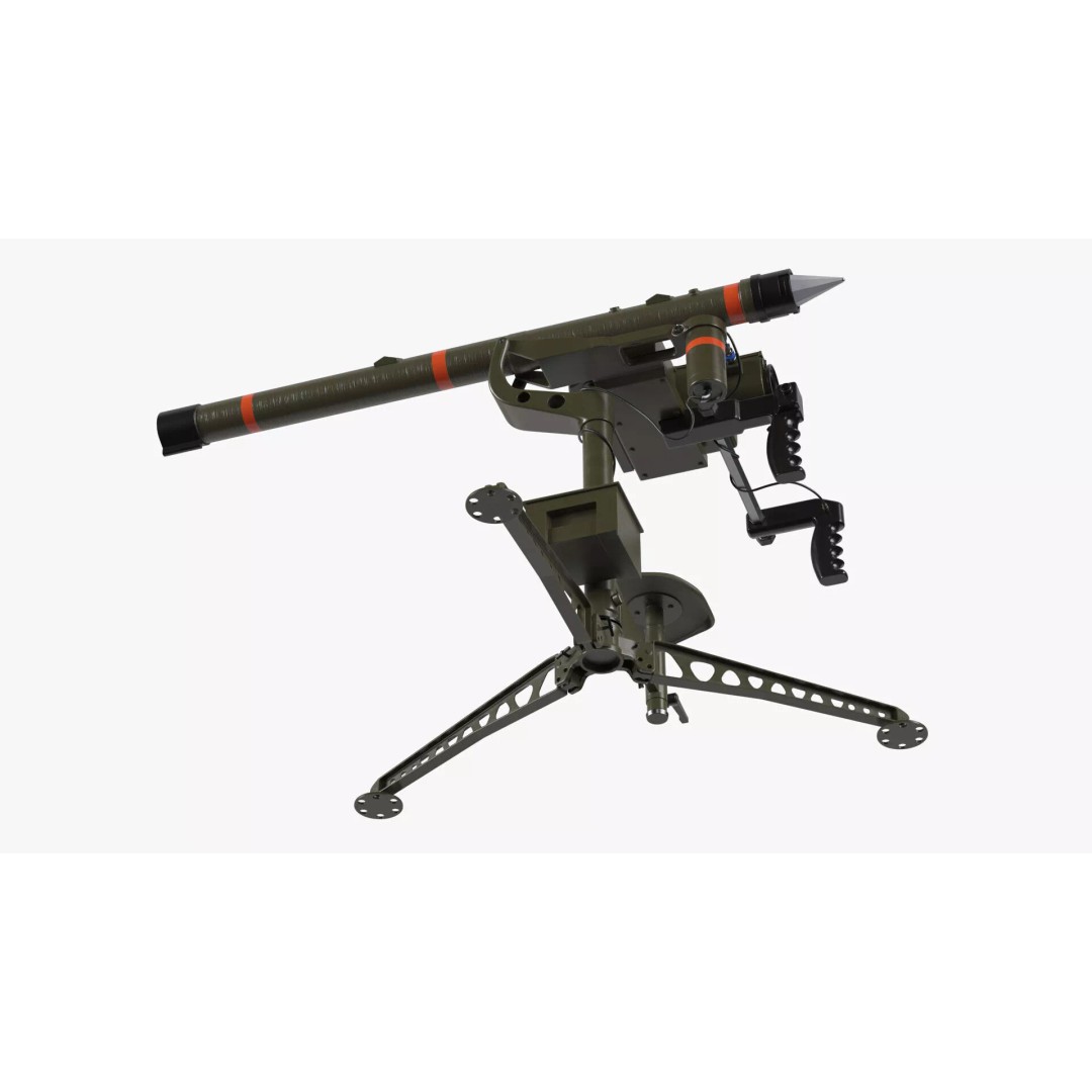 Mistral Portable Anti-Aircraft Missile System 3D Model – High Poly PBR Asset, FBX - View 7