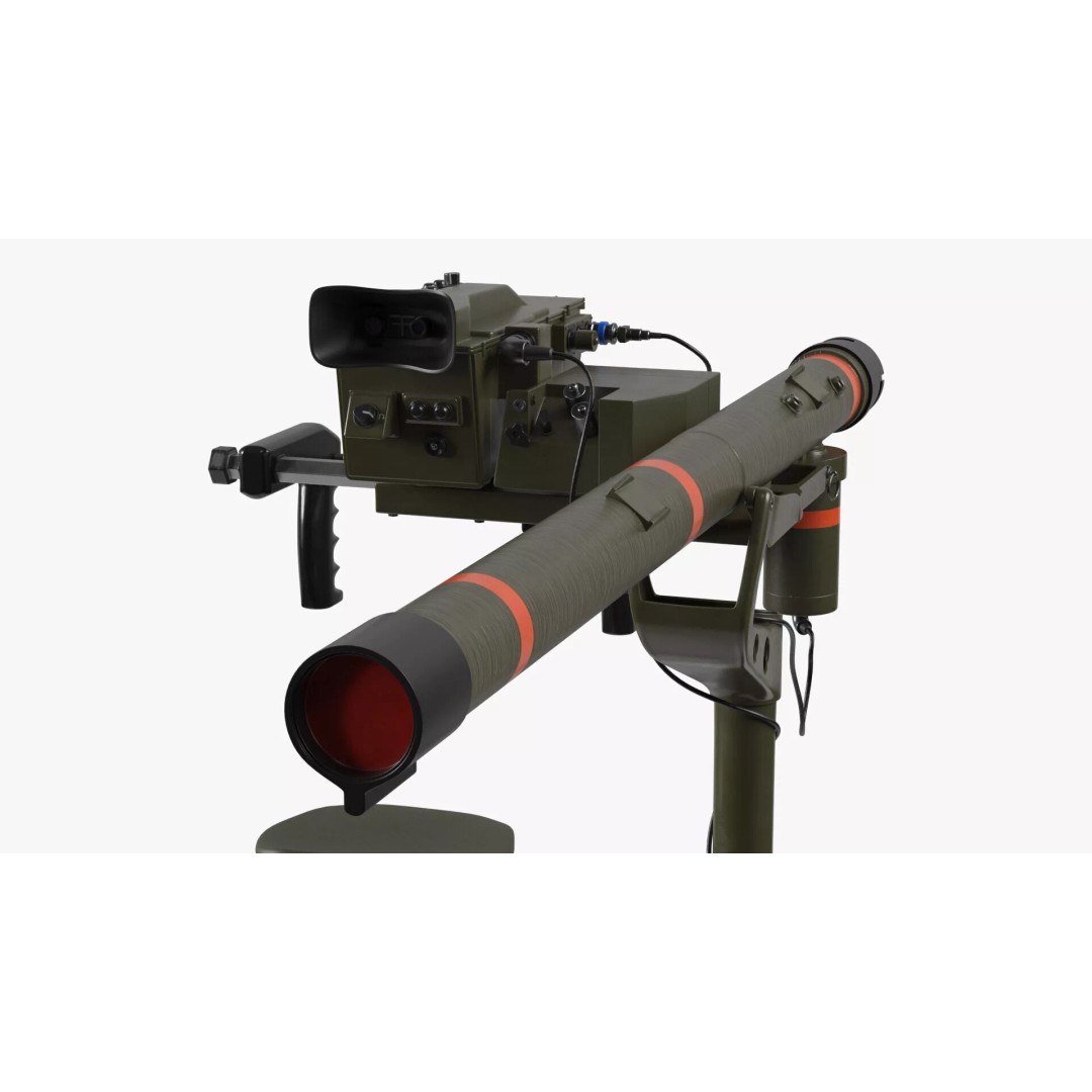 Mistral Portable Anti-Aircraft Missile System 3D Model – High Poly PBR Asset, FBX - View 9