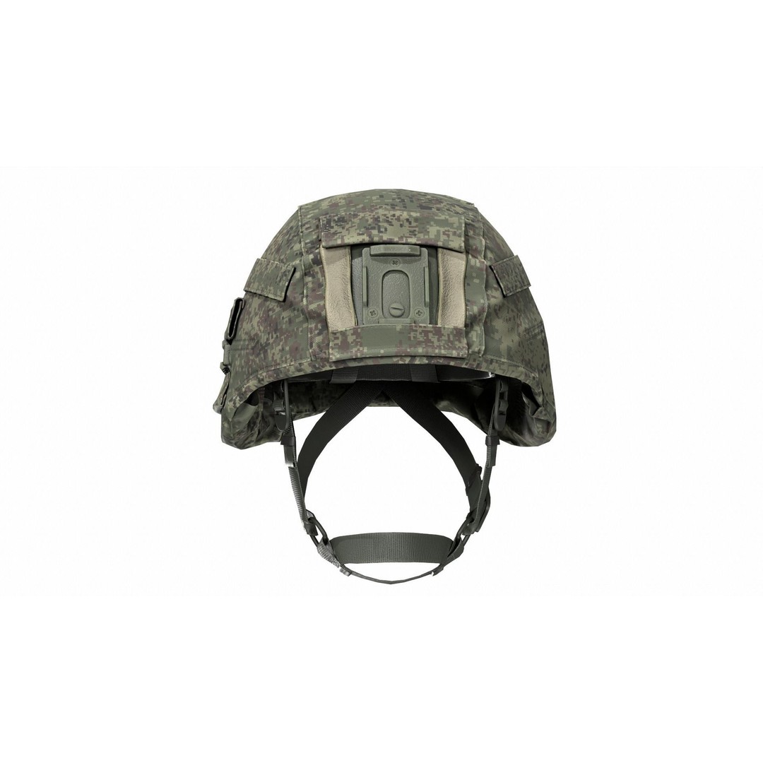 Russian 6B47 Ratnik Helmet 3D Model – Low Poly Military Asset, FBX, OBJ - View 5