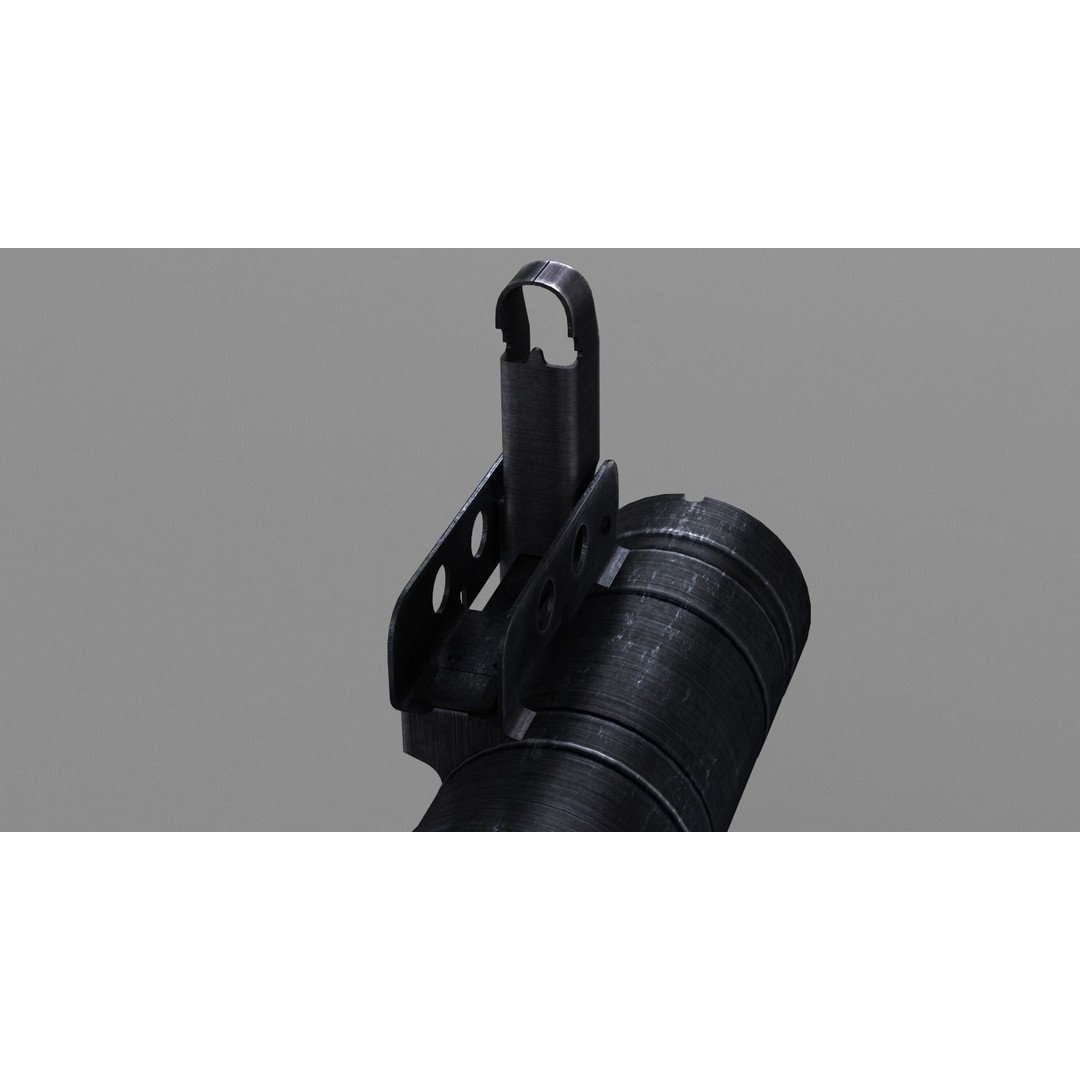 RPG-7 Rocket Launcher 3D Model – High Poly Game Asset, FBX, OBJ - View 19