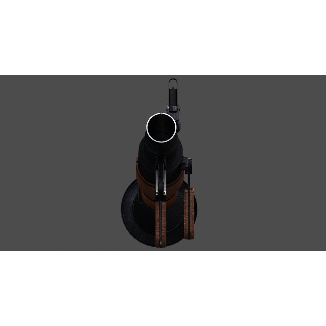 RPG-7 Rocket Launcher 3D Model – High Poly Game Asset, FBX, OBJ - View 22