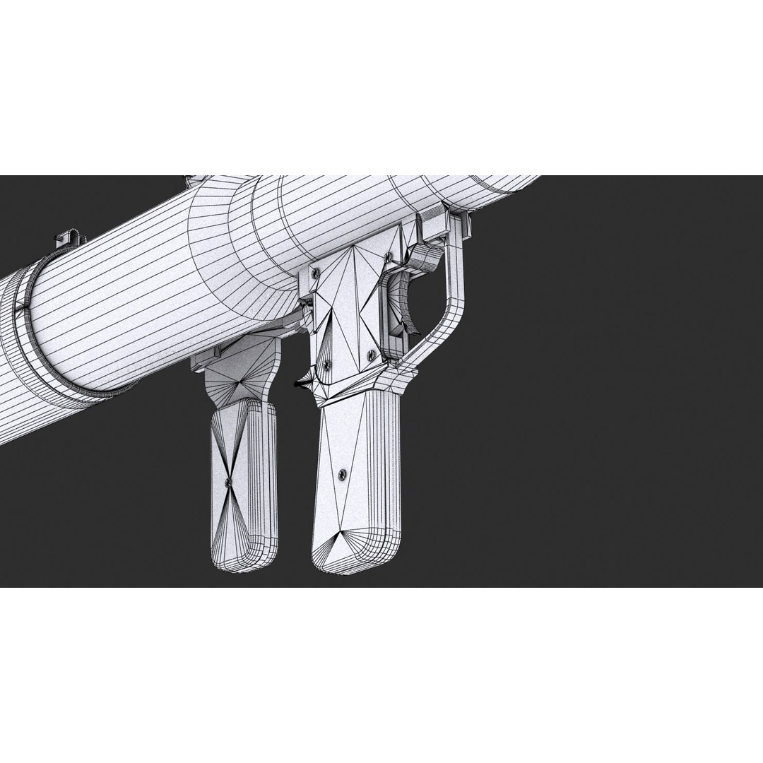 RPG-7 Rocket Launcher 3D Model – High Poly Game Asset, FBX, OBJ - View 35