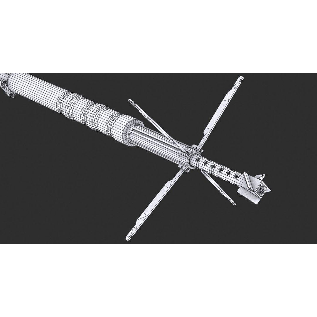 RPG-7 Rocket Launcher 3D Model – High Poly Game Asset, FBX, OBJ - View 40