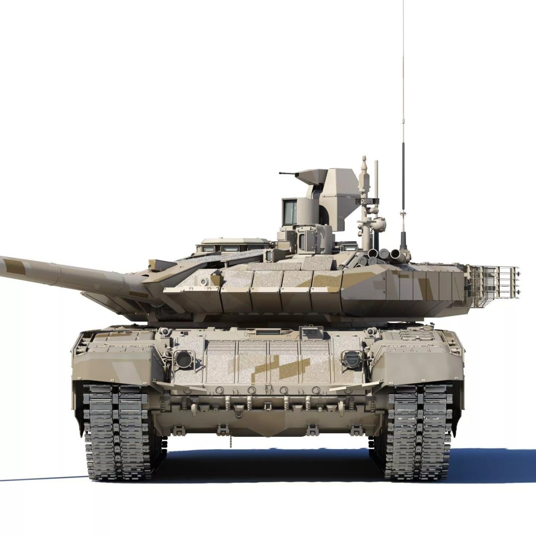 T-90MC 3D Model – Highly Detailed Military Tank with Animation - View 11