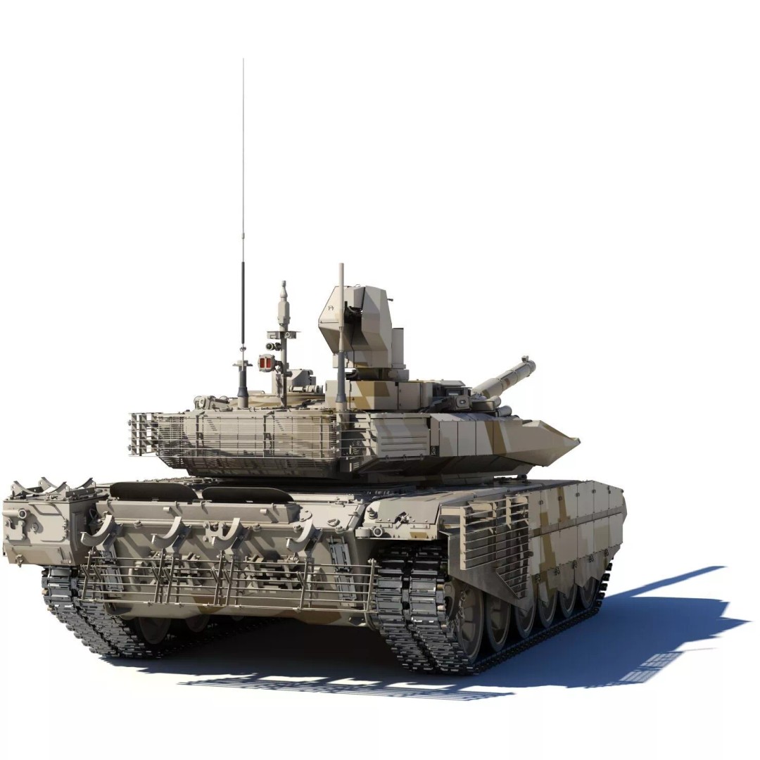 T-90MC 3D Model – Highly Detailed Military Tank with Animation - View 12
