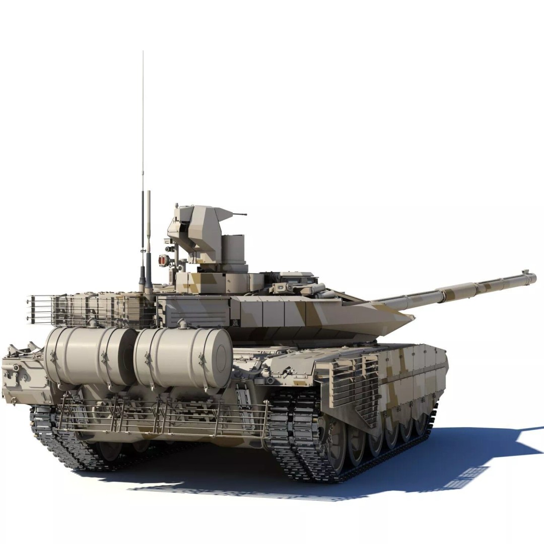 T-90MC 3D Model – Highly Detailed Military Tank with Animation - View 13