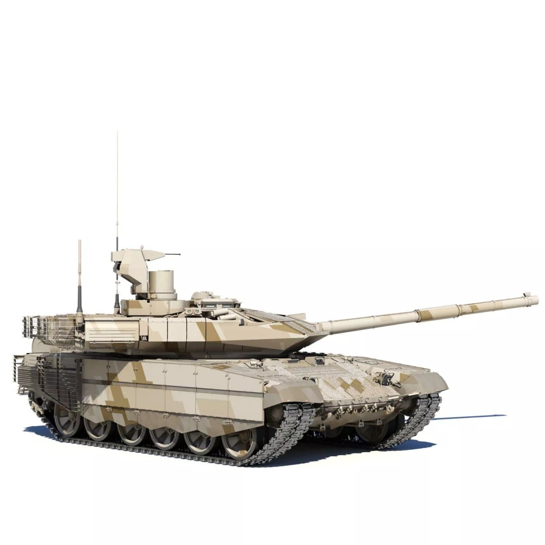 T-90MC 3D Model – Highly Detailed Military Tank with Animation - View 14