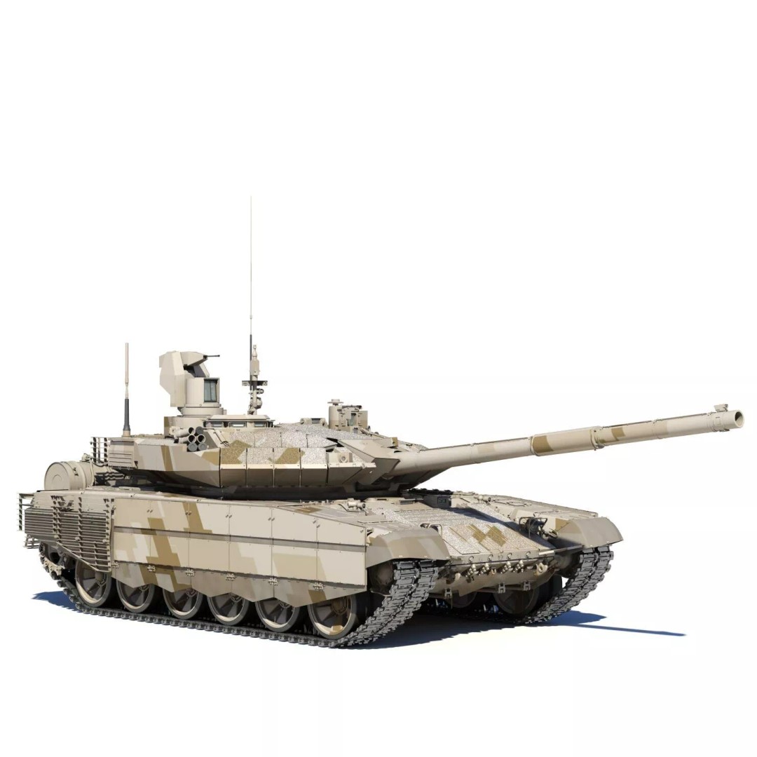T-90MC 3D Model – Highly Detailed Military Tank with Animation - View 15