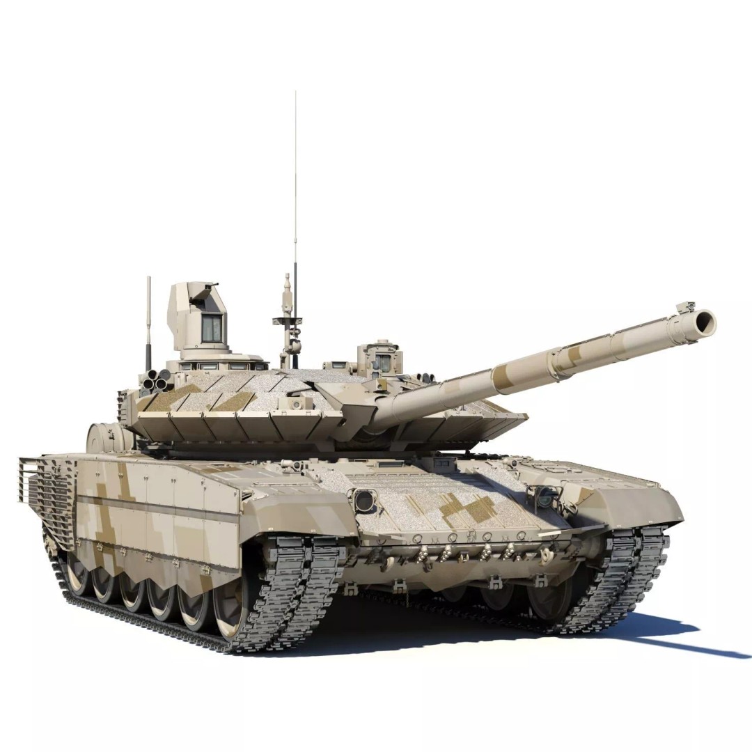 T-90MC 3D Model – Highly Detailed Military Tank with Animation - View 16