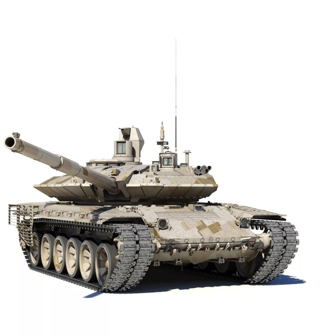 T-90MC 3D Model – Highly Detailed Military Tank with Animation - View 17