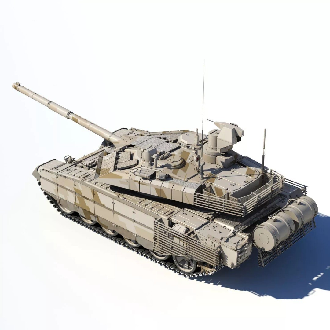 T-90MC 3D Model – Highly Detailed Military Tank with Animation - View 18