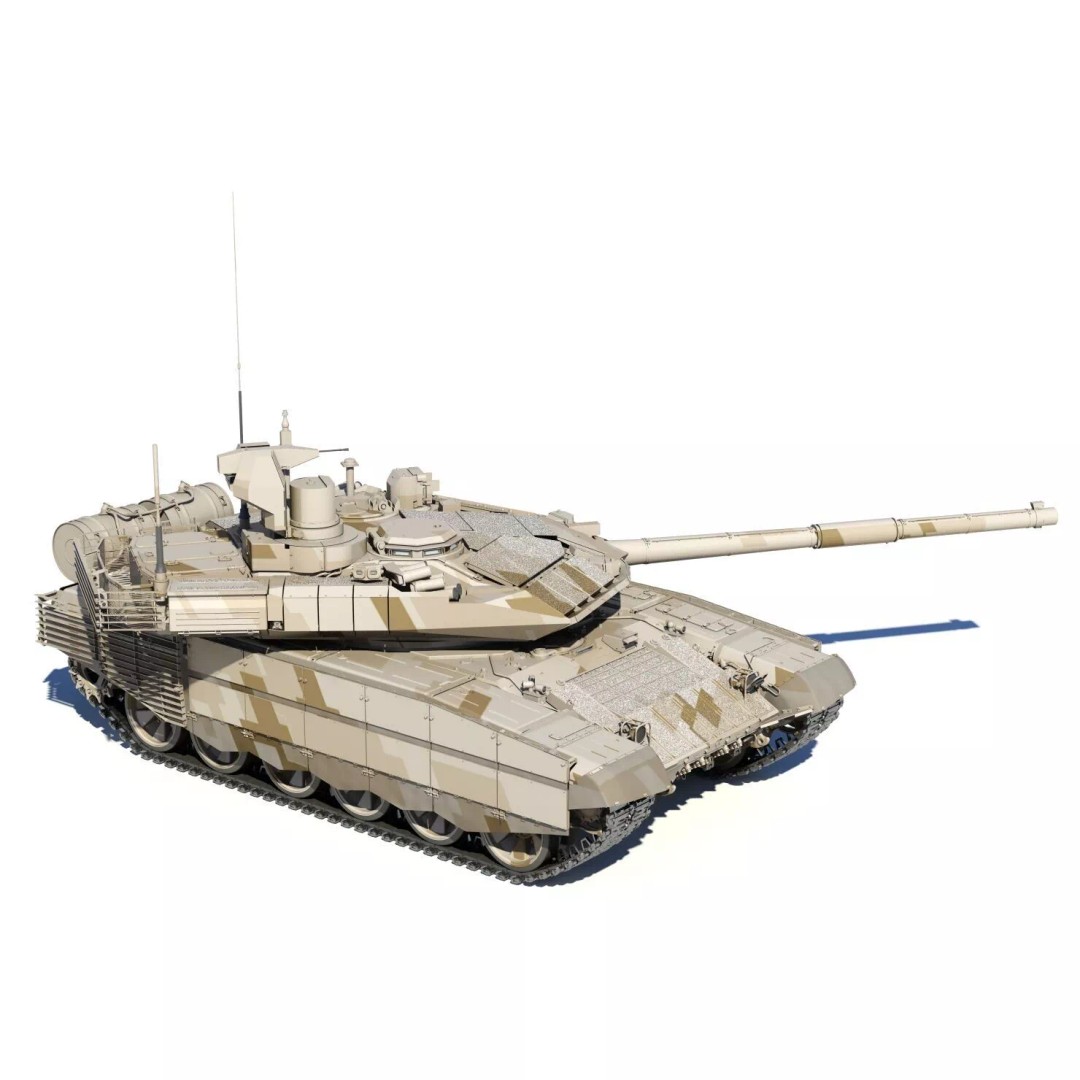 T-90MC 3D Model – Highly Detailed Military Tank with Animation - View 20