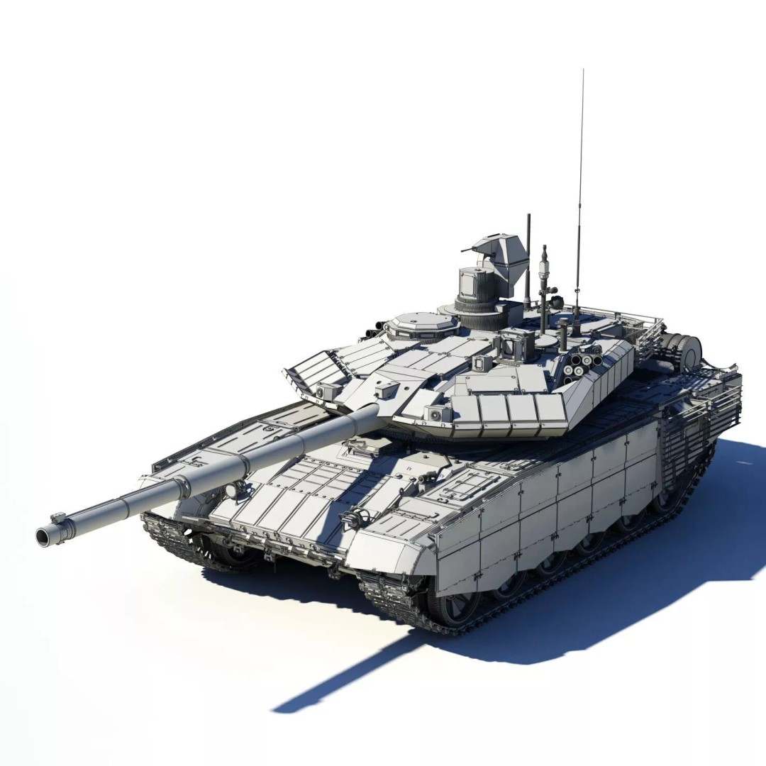 T-90MC 3D Model – Highly Detailed Military Tank with Animation - View 21