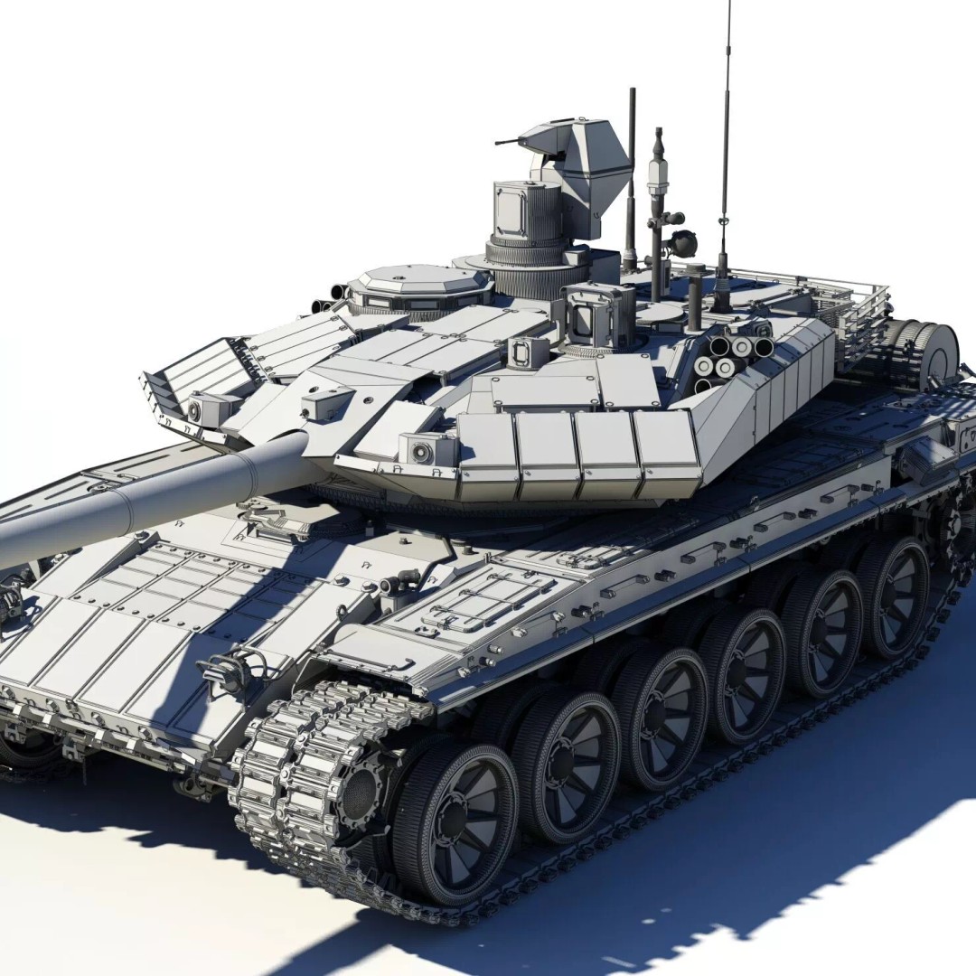 T-90MC 3D Model – Highly Detailed Military Tank with Animation - View 22
