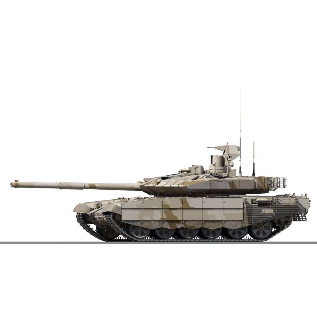T-90MC 3D Model – Highly Detailed Military Tank with Animation - View 23