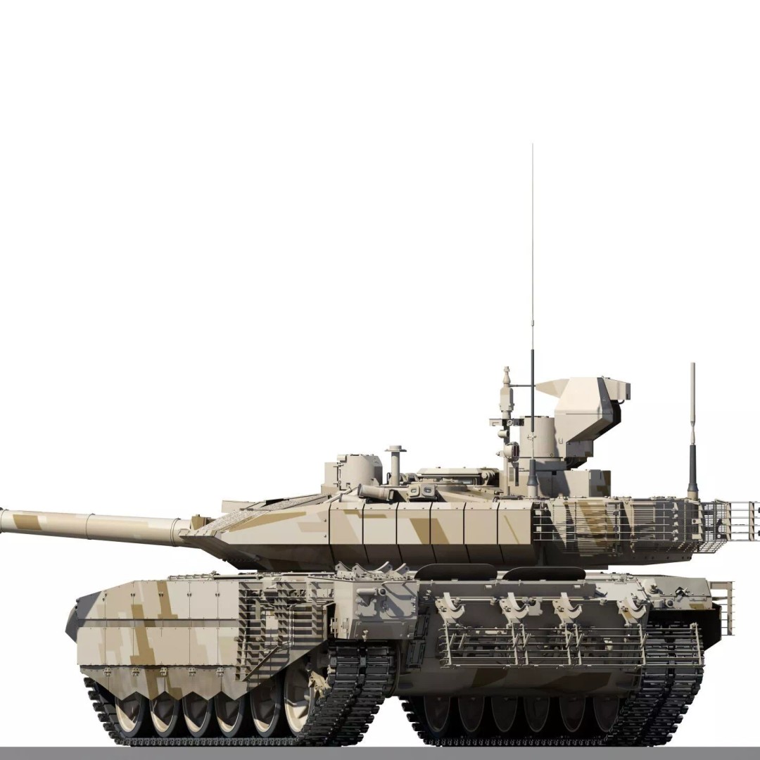 T-90MC 3D Model – Highly Detailed Military Tank with Animation - View 26
