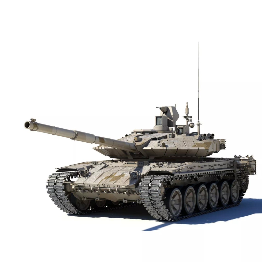 T-90MC 3D Model – Highly Detailed Military Tank with Animation - View 5