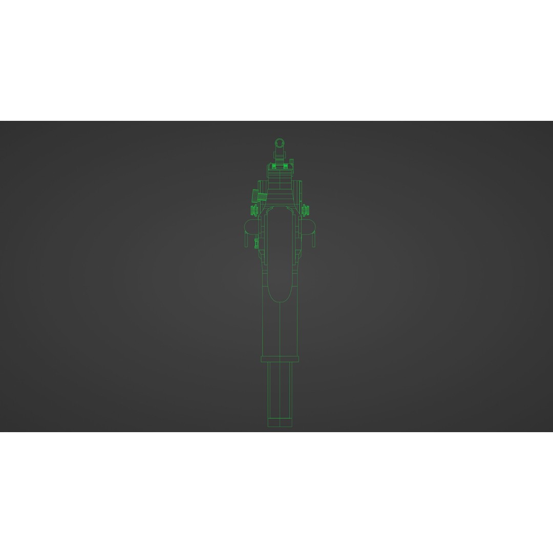 VIPER 72M SMG 3D Model – Low Poly Rigged Game Asset, FBX - View 16