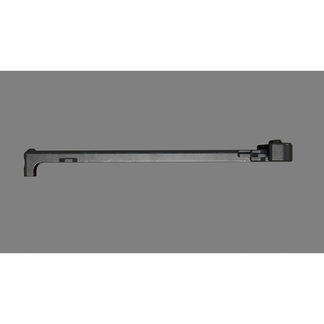 GRIP-N-RIP Charging Handle 3D Model – Low Poly Game Ready Replica, FBX - View 12
