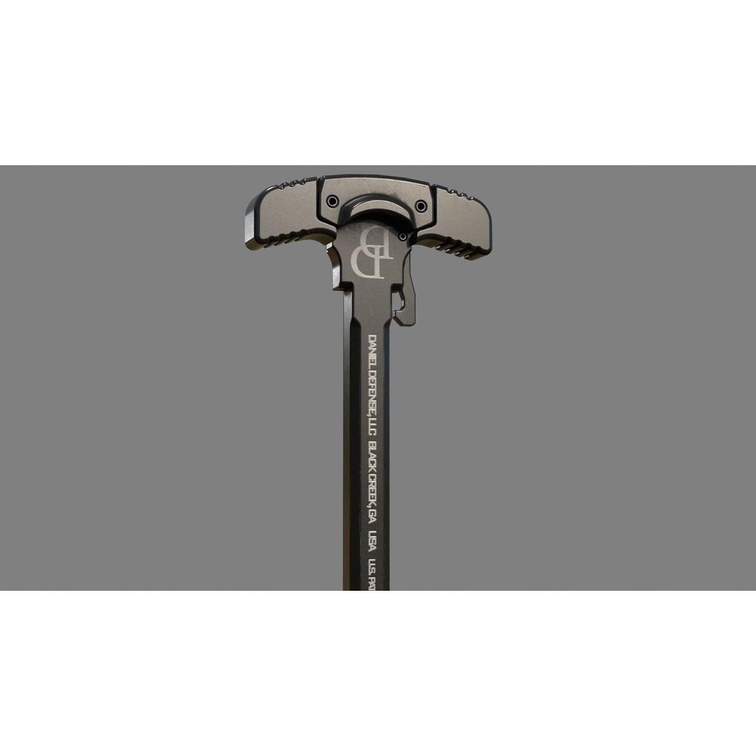 GRIP-N-RIP Charging Handle 3D Model – Low Poly Game Ready Replica, FBX - View 6