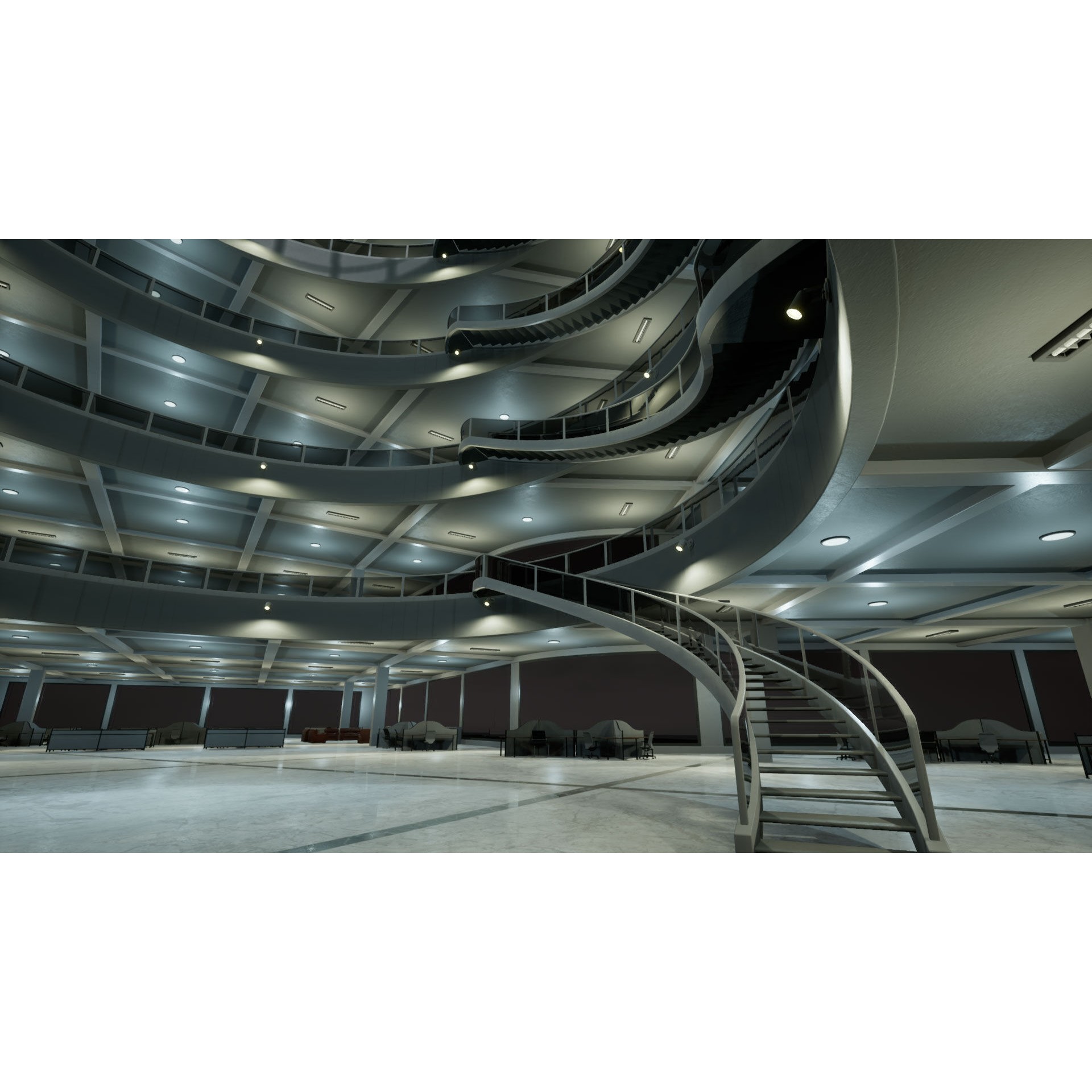 Research Center 02 - Low-Poly Game-Ready 3D Model - View 11