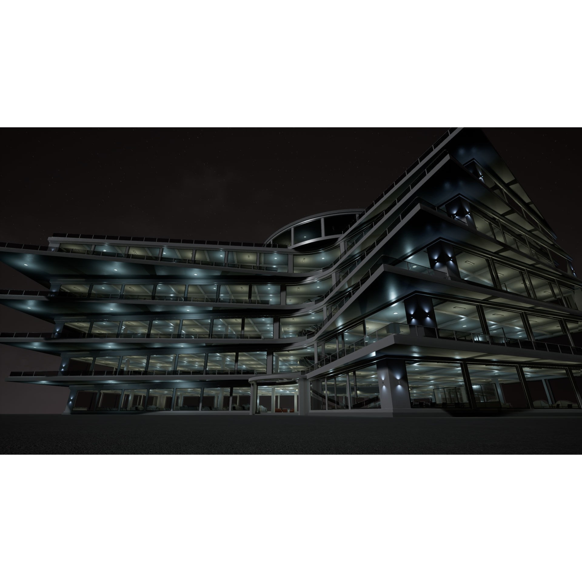 Research Center 02 - Low-Poly Game-Ready 3D Model - View 6