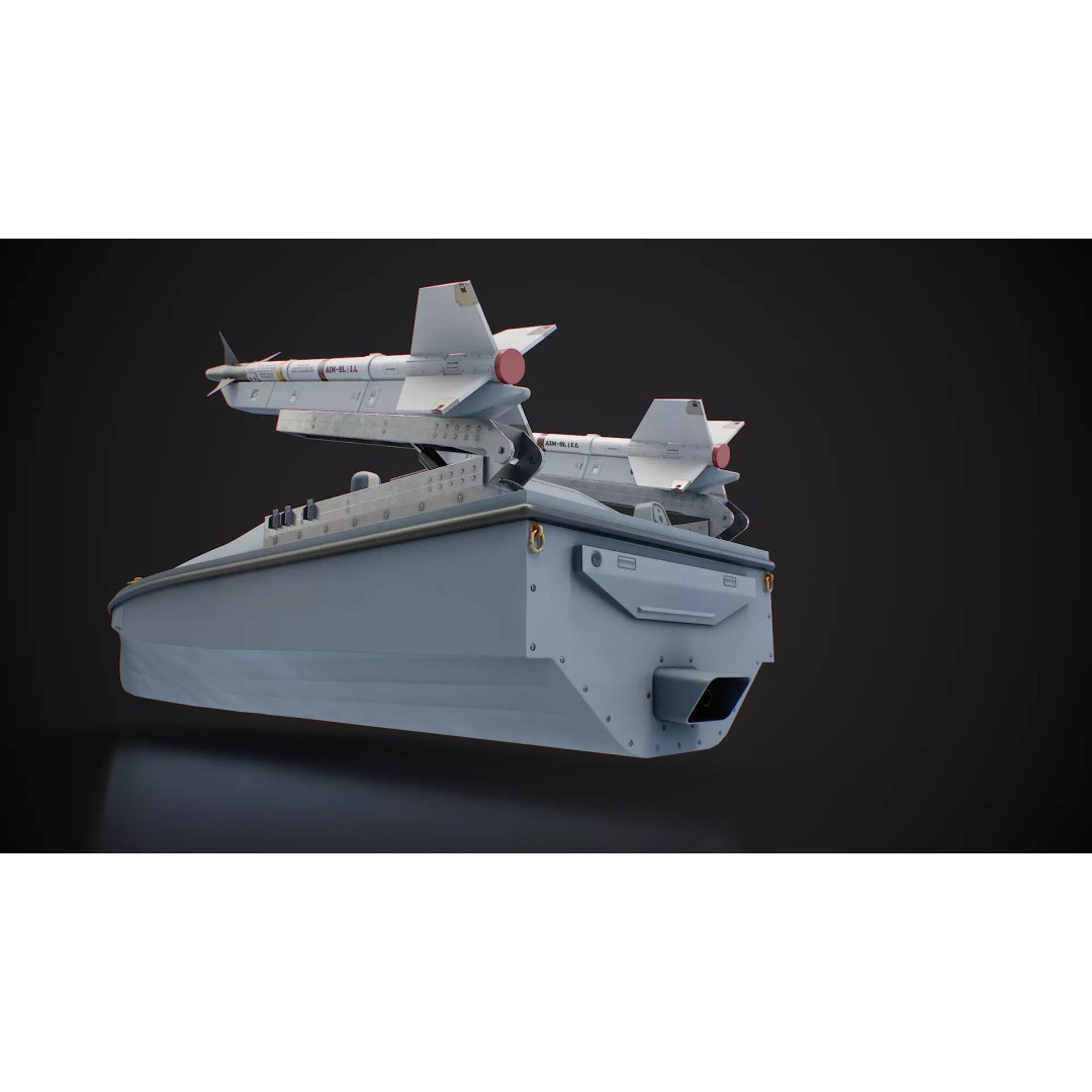 Magura V7 3D Model – Low Poly Game Ready Military Watercraft, FBX - View 11