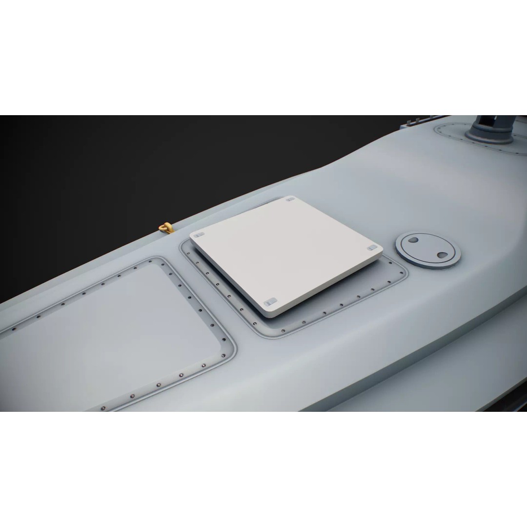 Magura V7 3D Model – Low Poly Game Ready Military Watercraft, FBX - View 13